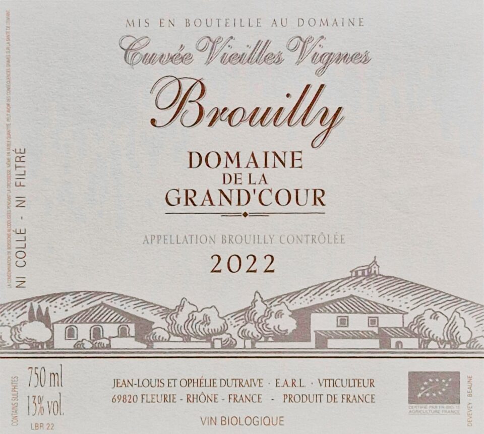 Brouilly 'Cuvée Vieilles Vignes' 2023