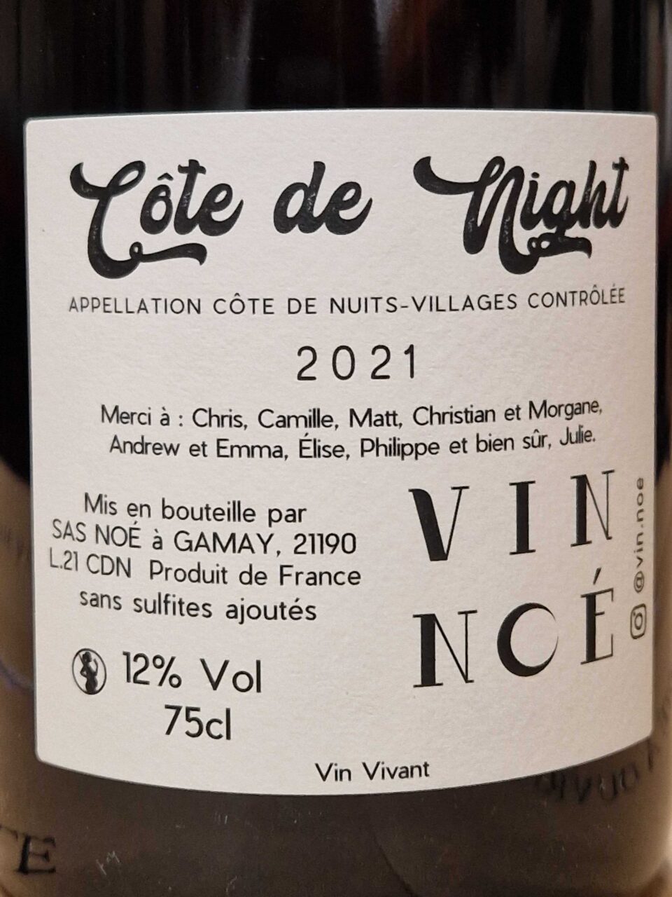 'Côte de Night' Côte de Nuits-Villages 2023