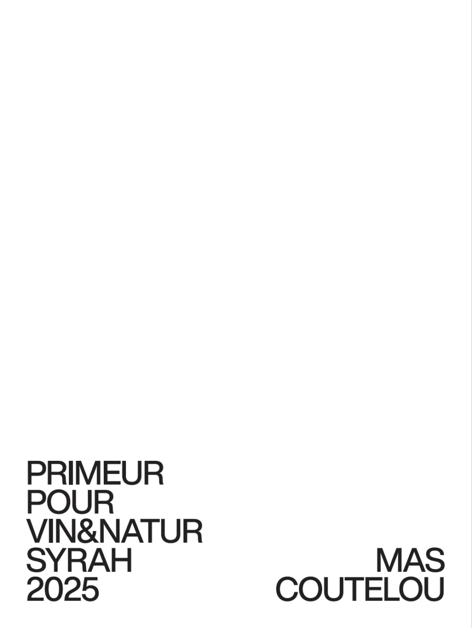 Primeur pour Vin & Natur 2025