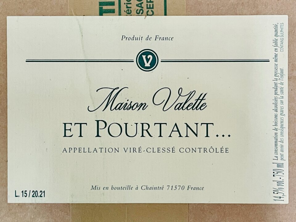 Et Pourtant… Viré-Clessé 2020/21