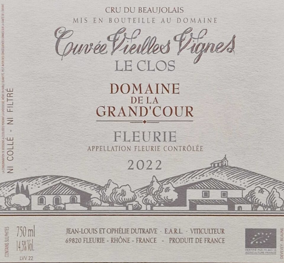 Fleurie 'Cuvée Vieilles Vignes - Le Clos' 2023