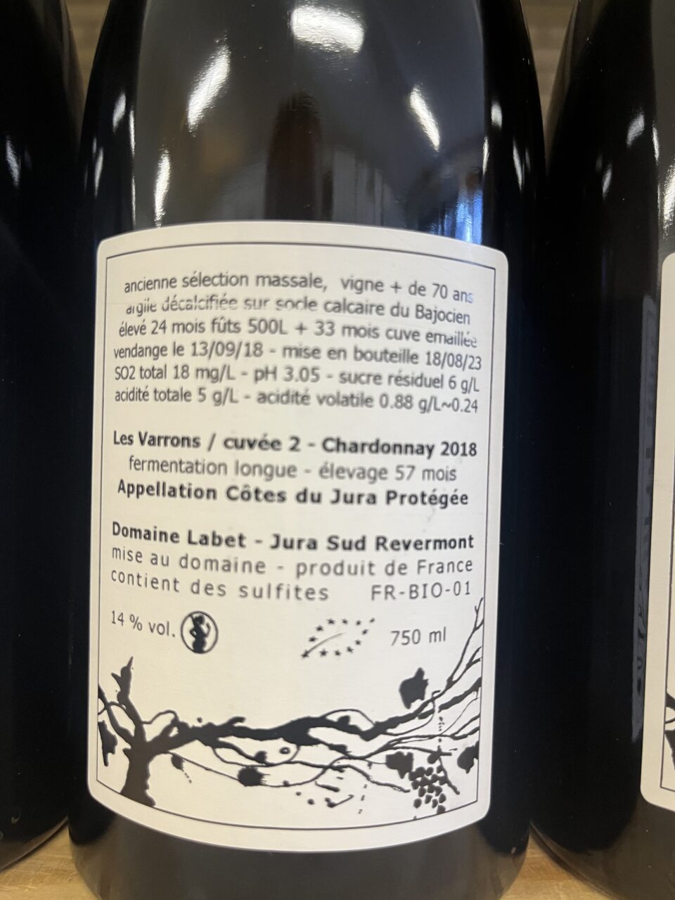 Chardonnay 'Les Varrons' 2018 (cuvée no2)