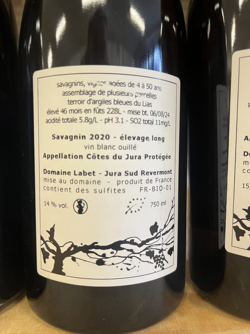 Savagnin 2020 (élevage long) 