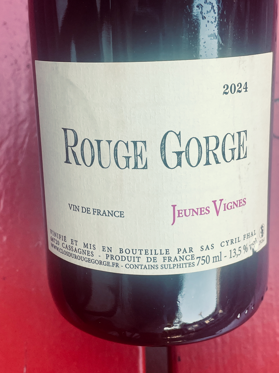 Rouge Gorge Jeunes Vignes 2024
