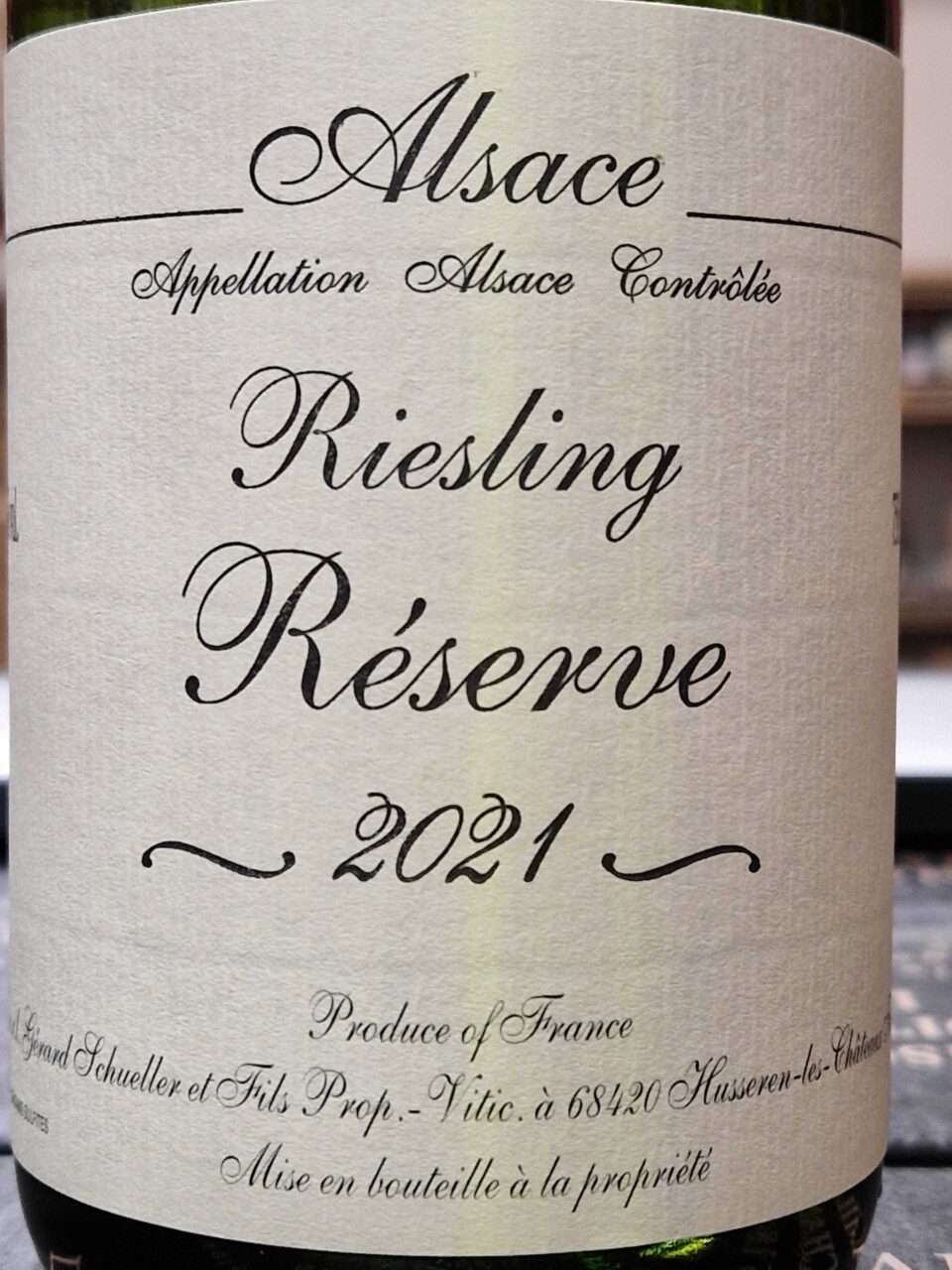 Riesling Réserve 2021