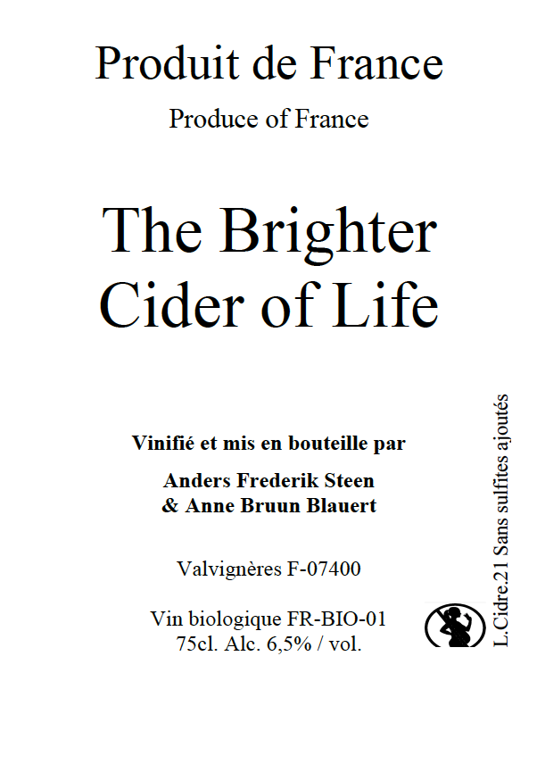The Brighter Cider of Life 2021 